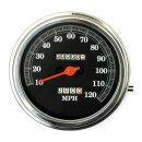 FL speedometer, 85-up face, black. 2:1 MPH