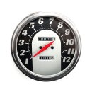 FL speedometer, 62-67 face, black/silver. 2.24:1 MPH