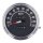 FL speedometer, 74-84 face, black. 2:1 KMH