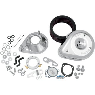 S&S Teardrop Luftfilter Kit chrom für Harley XL Sportster 91-06