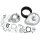 Teardrop Luftfilter Aircleaner Kit S&S chrom für Harley XL Sportster 91-20
