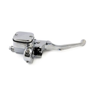 Handbremshebel Bremsarmatur 11/16 Bore chrom für Harley Dyma Softail XL 96-07