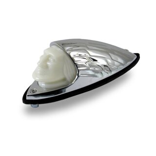Indian Head Front Fender Schutzblechleuchte chrom