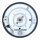 FL speedometer, 36-40 face, White. 2.24:1 MPH