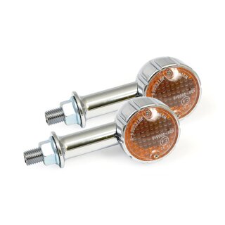 ARIZONA TURN SIGNALS, CHROME 40MM (ECE)