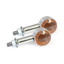 ARIZONA TURN SIGNALS, CHROME 40MM (ECE)