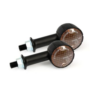 ARIZONA TURN SIGNALS, BLACK. 40MM (ECE)