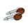 MICRO-FLASH TURN SIGNALS, CHROME. DARK