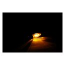 ARROW MINI TURN SIGNAL, BLACK. SMOOTH