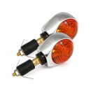 BULLS-EYE TURN SIGNALS, CHROME (EC)