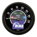 ELECTRONIC 48MM SPEEDO TARGET, 220 KM/H