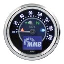 ELECTRONIC 48MM SPEEDO TARGET, 220 KM/H