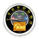 ELECTRONIC 48MM SPEEDO TARGET, 220 KM/H