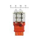 LED Super Flux Rücklicht Birne rot 3157 für...