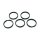 Seal rings, fork tube damper. 39mm