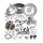 S&S SINGLE BORE THROTTLE BODY KIT