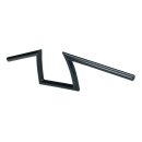 BILTWELL KEYSTONE HANDLEBAR BLACK; 1 INCH; DIMPLED