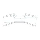 BILTWELL CLUBMAN HANDLEBAR