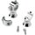 Biltwell Slimline 1-3/4" Riser Set für 1" Lenker