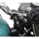 Biltwell Thunder Riser Lenker Halter Set für Harley 1.75" poliert TGA