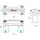 Biltwell Thunder Riser Lenker Halter Set für Harley 1.75" poliert TGA