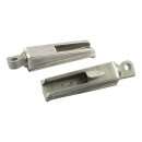 Biltwell Sanderson foot pegs Polished stainless