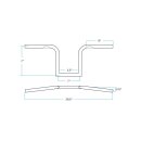 Biltwell 7/8" (22mm) Frisco handlebar chrome