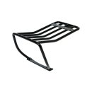 Luggage rack, for bobbed rear fender. Black