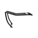 Luggage rack, for bobbed rear fender. Black