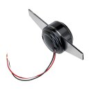 TAILLIGHT BACKING PLATE, RIBBED BLACK