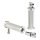 BILTWELL ROCKER FOOTPEGS - SILVER