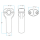 BILTWELL GORDO RISERS BLACK 6 INCH RISE