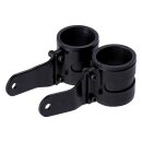 Uni-Basic headlamp bracket assembly. Black. 53-57mm