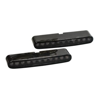 Stripe LED turn signals. Smoke lens