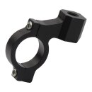 CNC mirror clamp 10mm threaded. Black