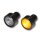 MONO LED TURN SIGNALS BLACK, CLEAR LENS