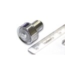 MONO LED TURN SIGNALS CHROME, CLEAR LENS