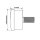 MONO LED TURN SIGNALS CHROME, CLEAR LENS