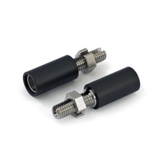 Turn signal extensions, 27mm. Black