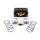 KB Performance, 3-5/8 big bore forged piston kit. STD