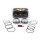 KB Performance, 96" to 103" Twin Cam piston kit. STD