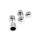 3/8 CHROME ACORN PUSH ON COVER