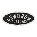 LOWBROW CUSTOMS VINT. ARCHED LOGO PATCH