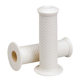 LOWBROW FISH SCALE GRIPS WHITE