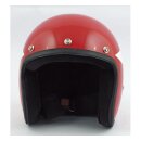 BANDIT STAR JET HELMET, RED W/WHITE STAR