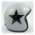 BANDIT STAR JET HELMET SILVER/BLACK STAR