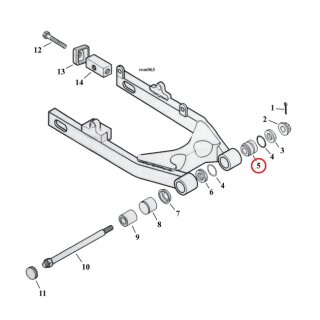 ALL BALLS BEARING, SWINGARM