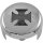Custom Hupen Cover Abeckung Maltese Cross Chrom für Harley 91-23