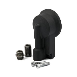Öl Filter Halter schwarz für Harley Evo Dyna Softail Touring 92-99