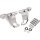 Sozius Fussrasten Halter Set chrom für Harley XL Sportster 04-13
